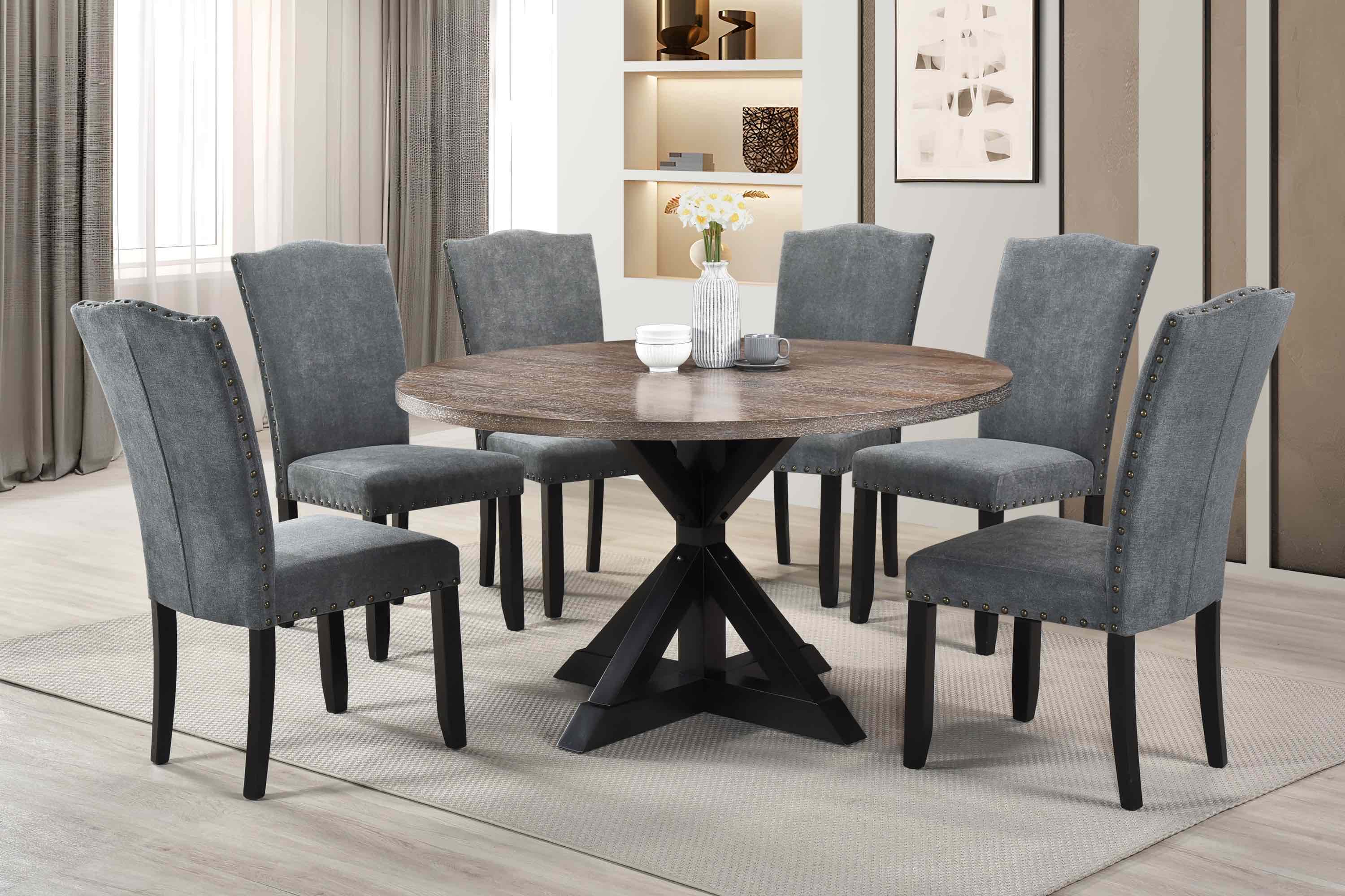 Comedor ASPEN redondo 6 sillas