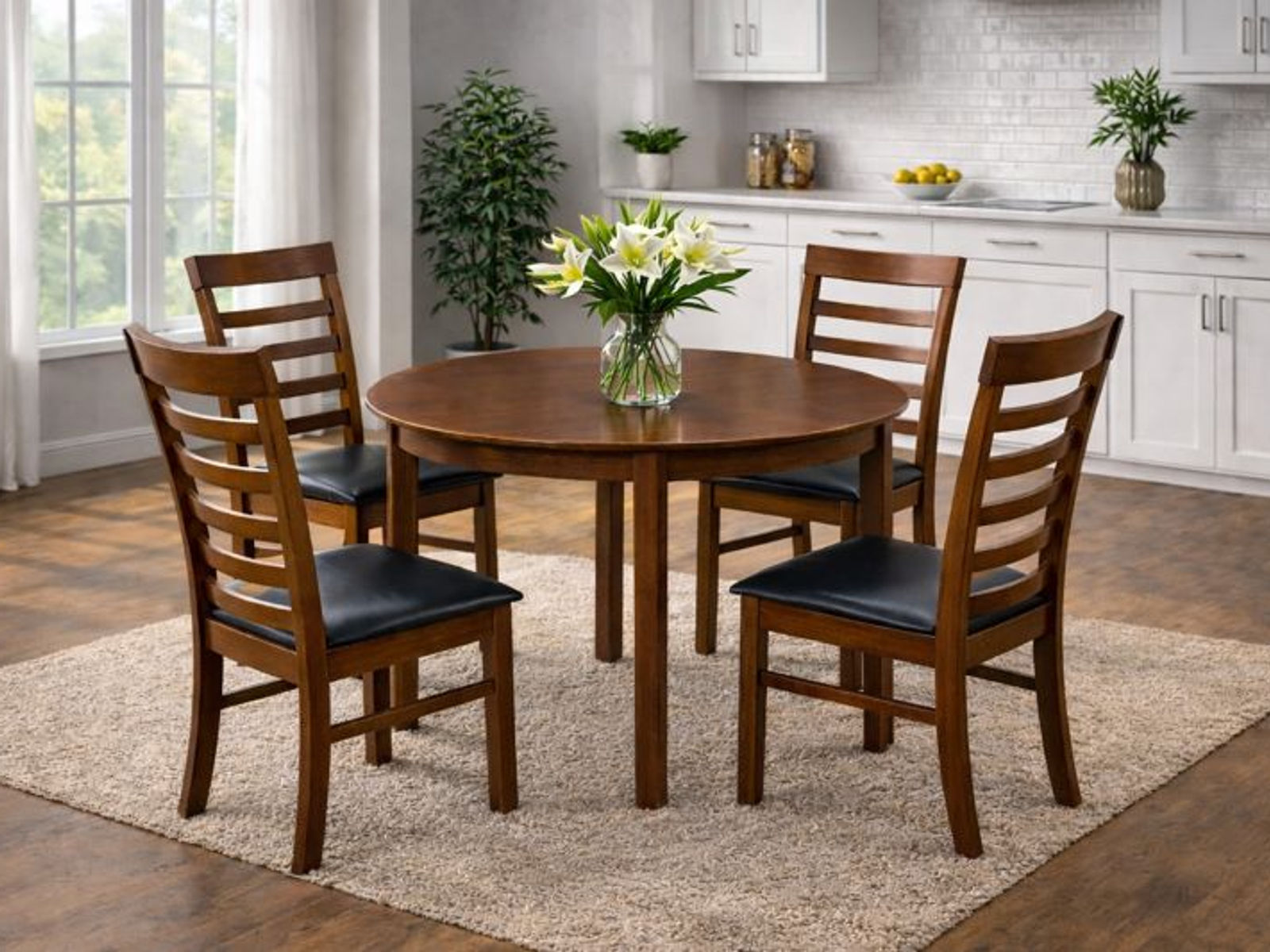 Comedor SEATTLE mesa 42R 4 sillas