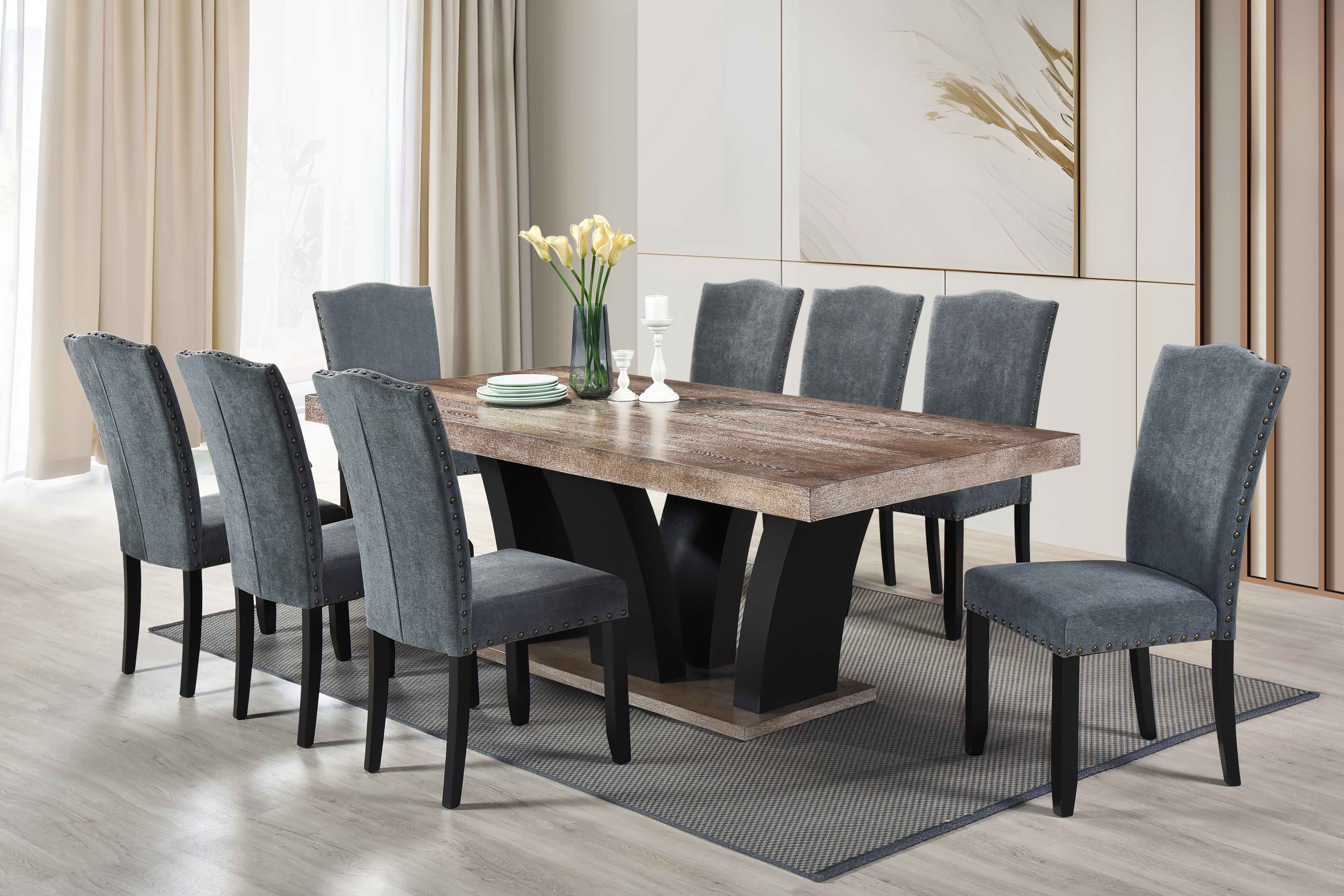 Comedor ASPEN rectangular 8 sillas